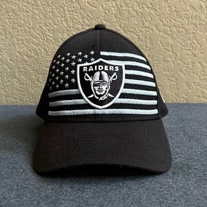 Oakland Raiders New Era 2019 NFL Draft 39THIRTY Hat M/L NFL 100 Black